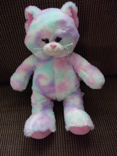 A Bear Pastel Swirl Kitty Kitten Cat 