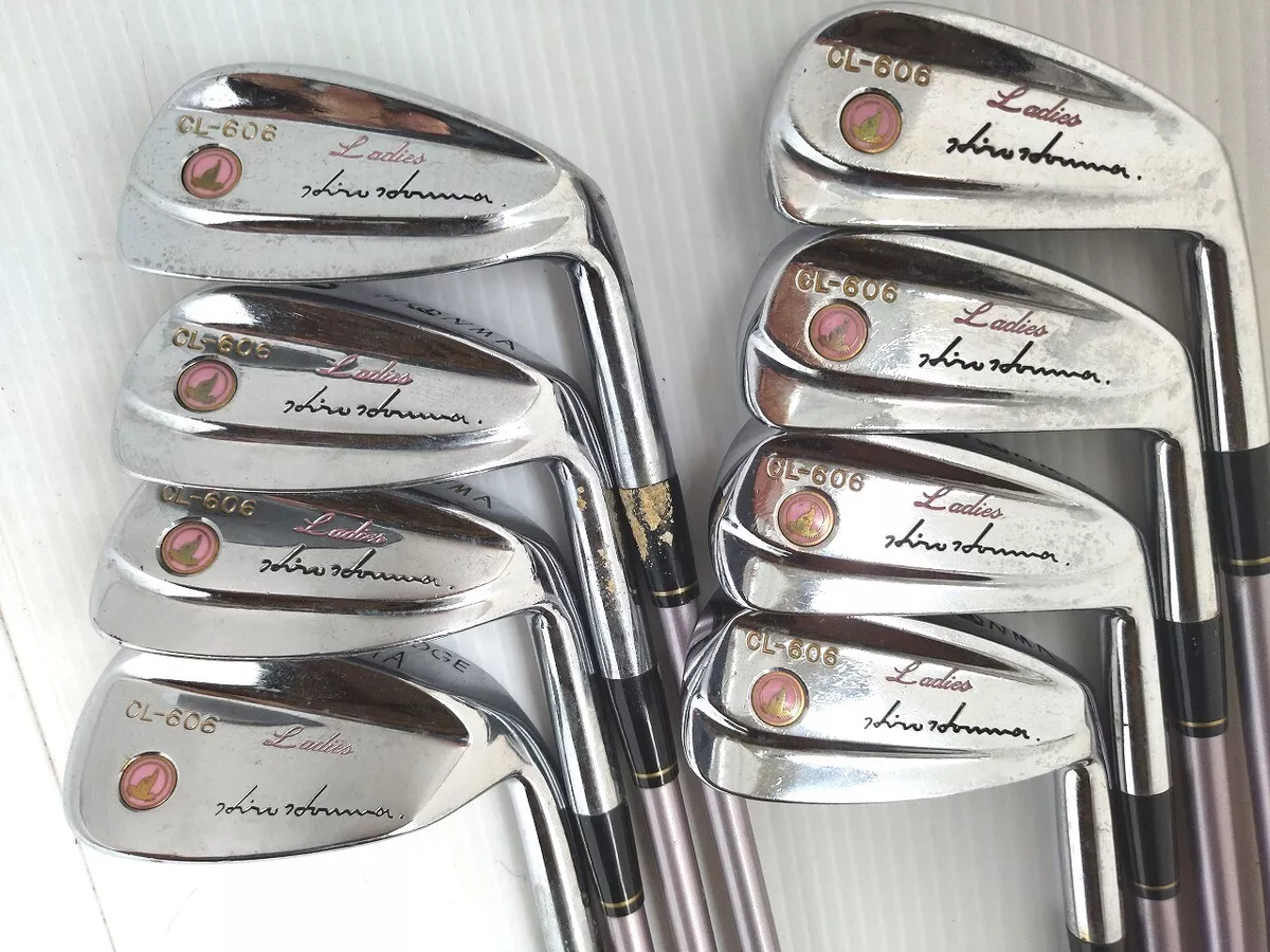 HIRO HONMA CL-606 Ladies Pink Medal (A) 8 IRONS SET WOMEN SENIOR JAPAN