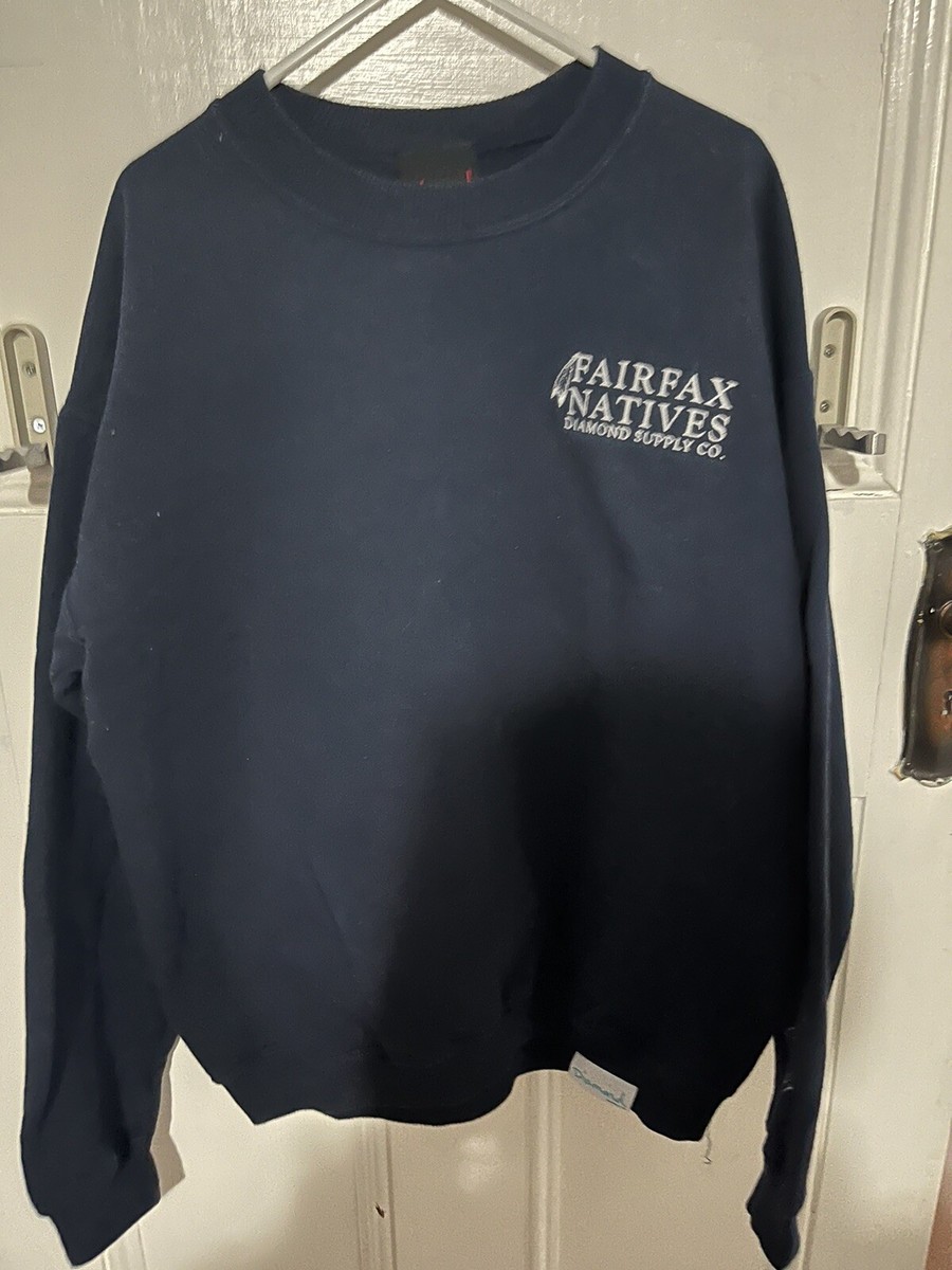 Diamond supply co Fairfax natives navy dark blue crewneck jumper