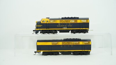 Hallmark Models HO Brass Santa Fe EMD FT Powered A & B Diesel Engine Set W14