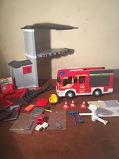 playmobil 9052 city action fire station superset