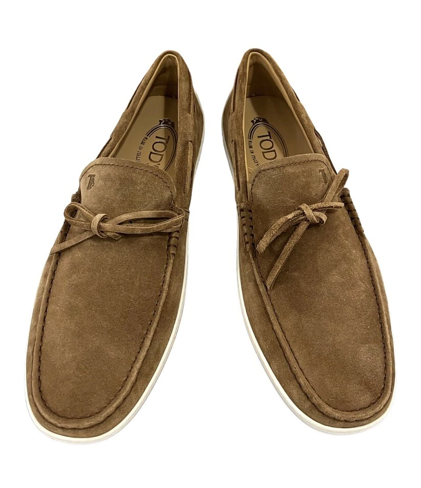 Martyr grænseflade TVstation Tod&#039;s Laccetto Men&#039;s Suede Loafers Moccasin Slippers Shoes Braun  Nubs New | eBay