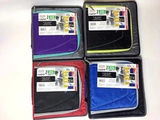 Five Star Zipper Binder 2" 530 Sheet Handle Storage Pocket With Straps