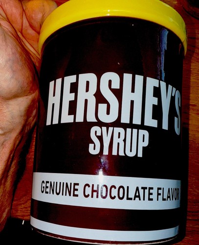 Hersheys Chocolate Syrup Tool Crock-8 " Tall - 6" Dia. - Picture 3 of 4
