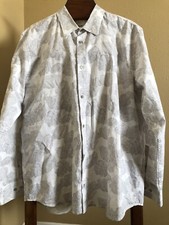 Men  s Calvin Klein Modern Fit Gray L Sleeve Size XXL