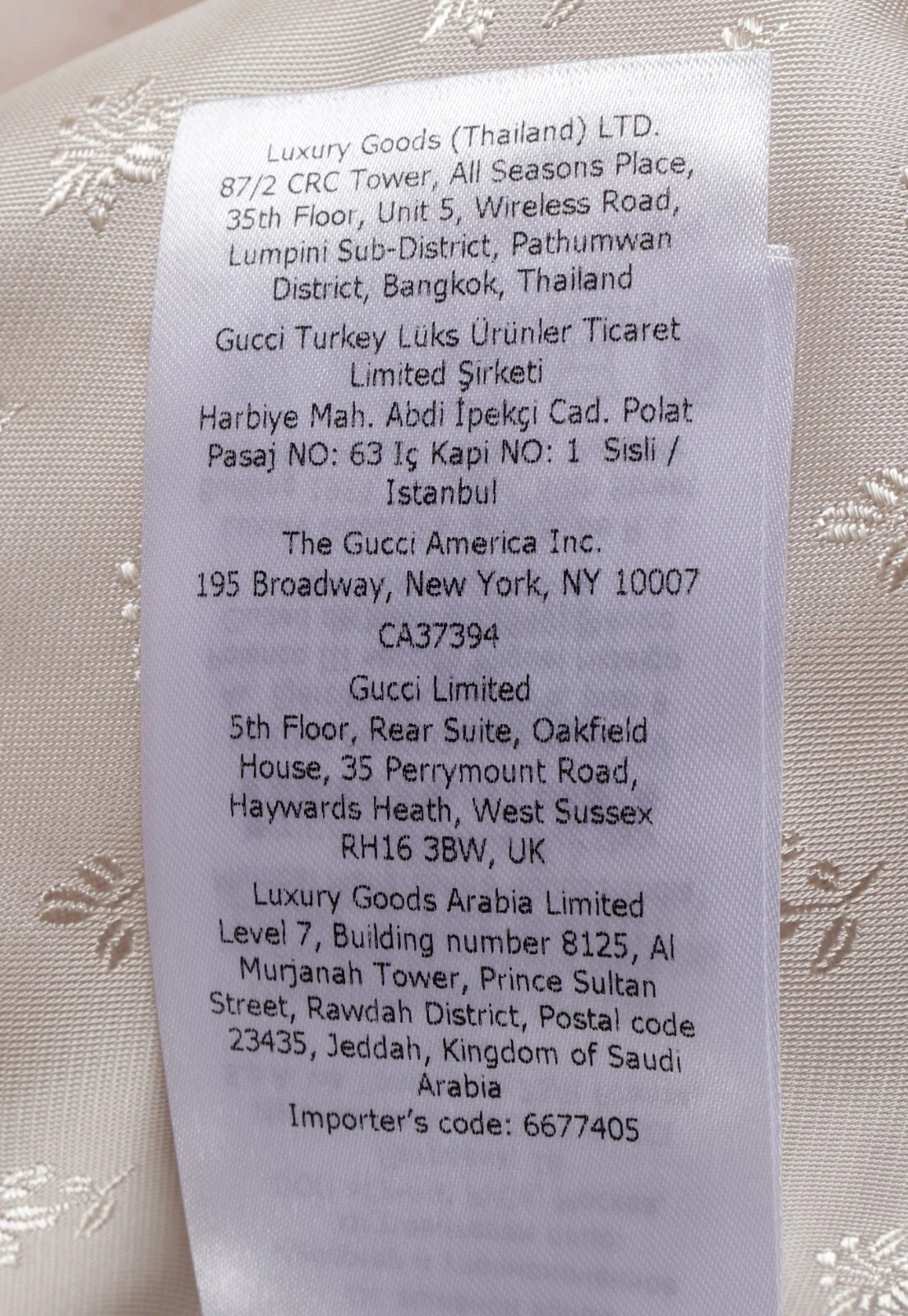 Giacca corta donna Gucci seta rosa monogramma taglia IT42