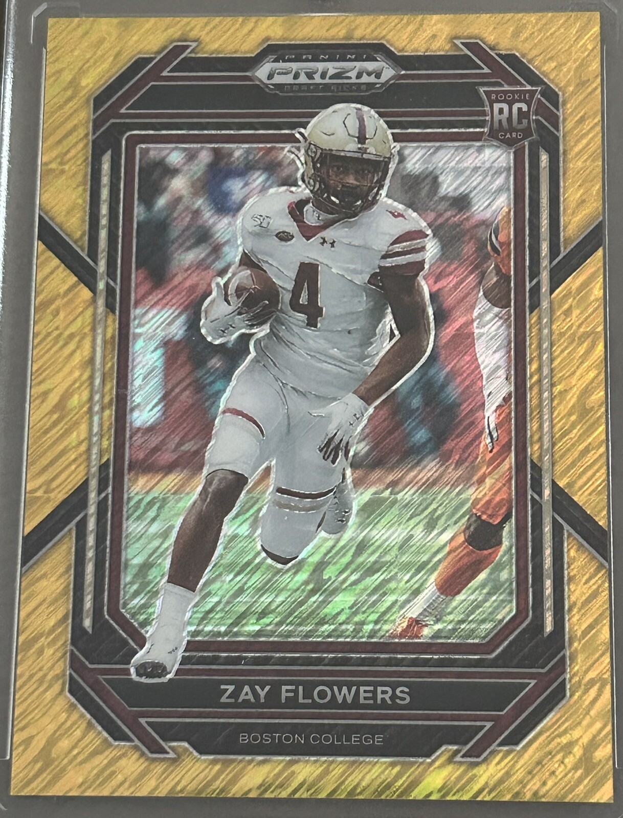 2023 PANINI PRIZM DRAFT PICKS #143 ZAY FLOWERS GOLD Shimmer RC SP 💥💥💥 11/15!!