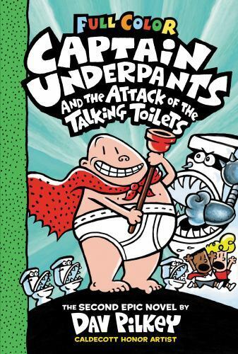 Captain Underpants and the Attack of the T- hardcover, 9780545599320, Dav Pilkey