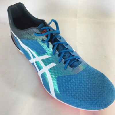 New ASICS Cosmoracer MD XC Jet Blue White Dark Fabric & Synthetic Cleats Sz 8.5