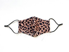 Premium Leopard Face Mask Animal Leo Print Adjustable Washable Breathable Unisex