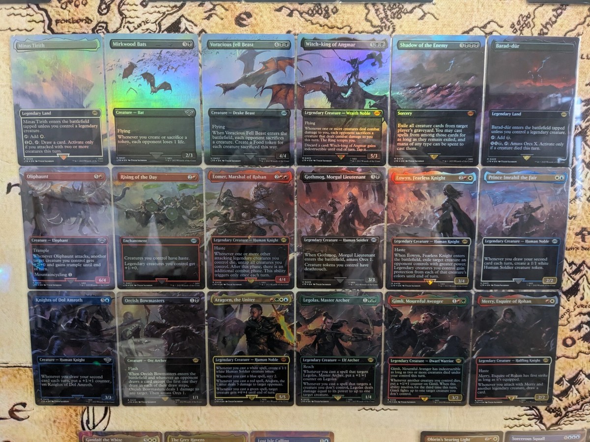 MTG LOTR ** All Scenes Foil Framed** Magic Lord of the Rings Collection 77/77 | eBay MTG LOTR ** All Scenes Foil Framed** Magic Lord of the Rings Collection 77/77 | eBay