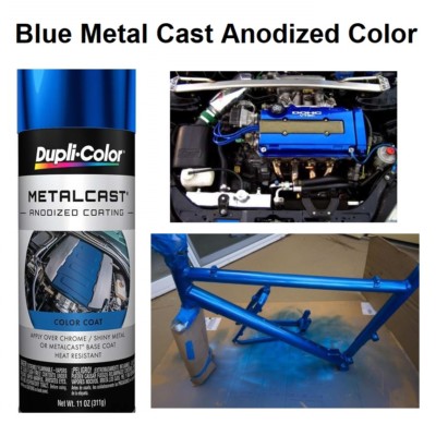 Blue Anodized Paint Engine Block Crack High Heat Coating 2Cans