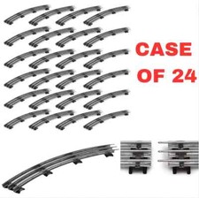 Case of 24 O-36 Curve O Gauge High Tensile Strength Tubular Train Tracks NEW