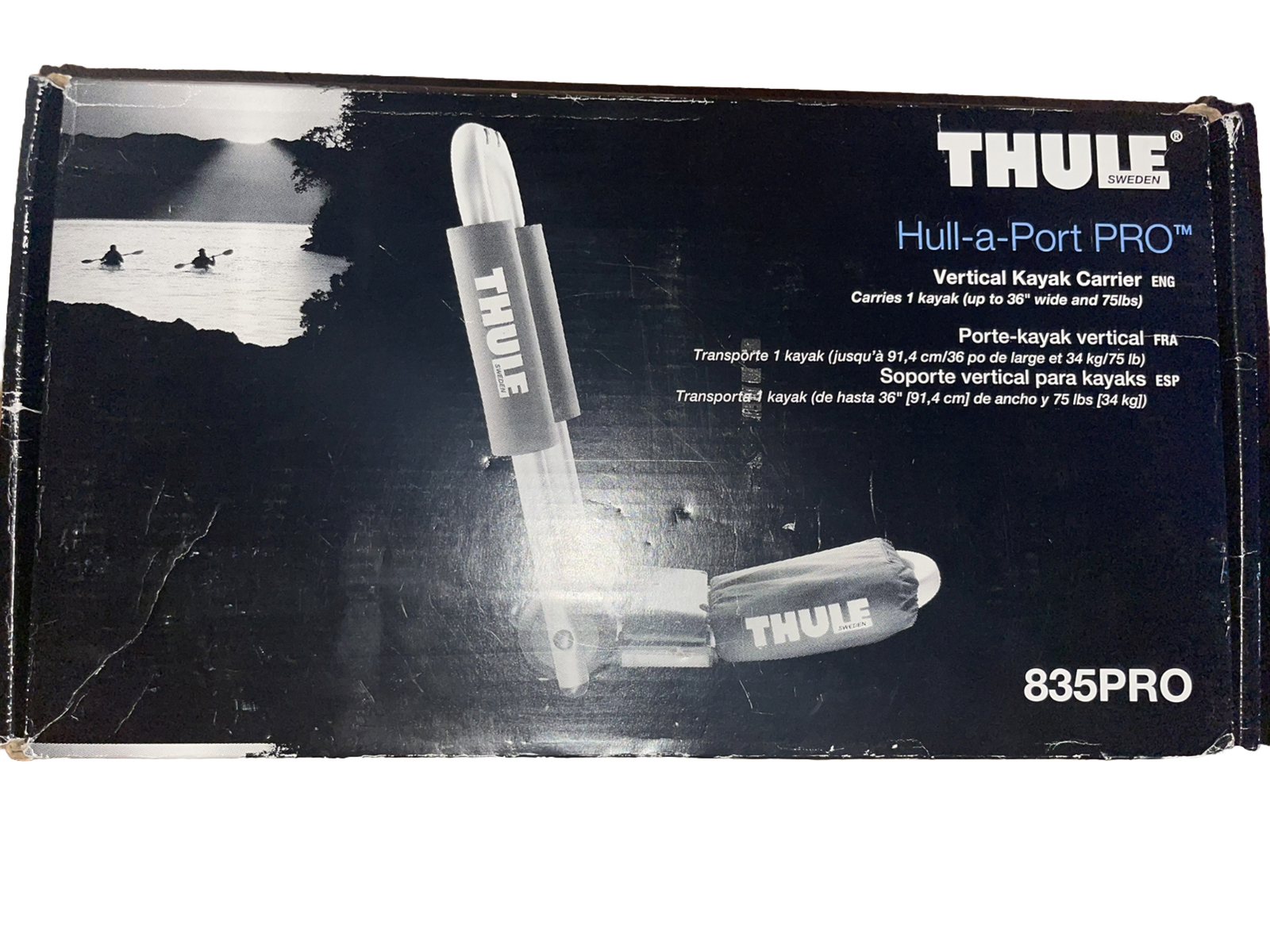 Thule HullAPort Pro Folding Rooftop Kayak Carrier 835PRO