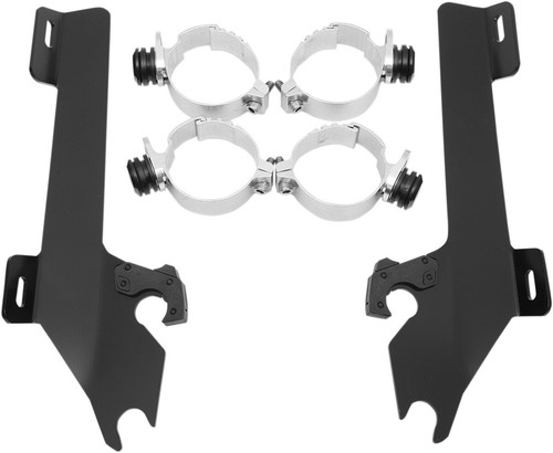 Kit Di Montaggio Trigger-Lock Memphis Shades Per Fairing Batwing Nero #MEM8996