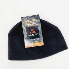 Polartec Micro Series Fleece Beanie Cap BLACK Made in USA No-Pill Military PT