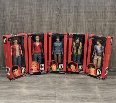 NlB One Direction Hasbro 2012 Collector Dolls Figures Complete Set