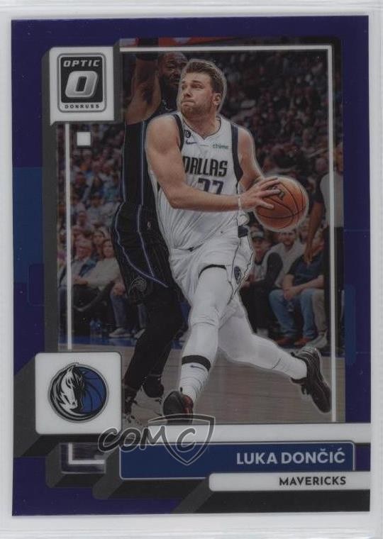 2022-23 Panini Donruss Optic Purple Prizm Luka Doncic Luka Dončić #160 0oz2