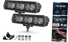 LED Light Bar 6" - 120W Spot Beam Driving Fog Light Off Road