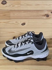 Nike Alpha Huarache Elite 4 MCS Baseball Cleat Grey FD6221-002 Men's Size 10.5