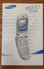 Samsung, Flip Phone, SGH-e317 User Guide, MANUAL ONLY