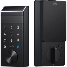 eufy - FamiLock E35 Thumb-Turn Smart Lock Deadbolt with Palm Scan for keyless...