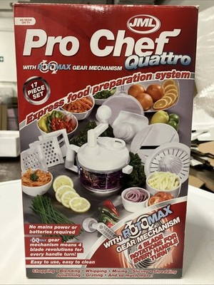 JML Pro Chef Quattro manuelles Express-Speisenzubereitungssystem
