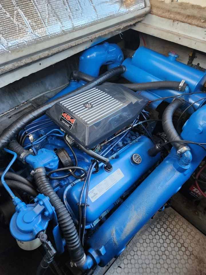 2x crusader marine engine 454 Engine Spec Decal, 2x Peel and stick , engine 454 Foto 2 de 3