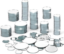 250 Pieces Small Circle Craft Mirror, Mini round Glass Crafts Mosaic Mirror