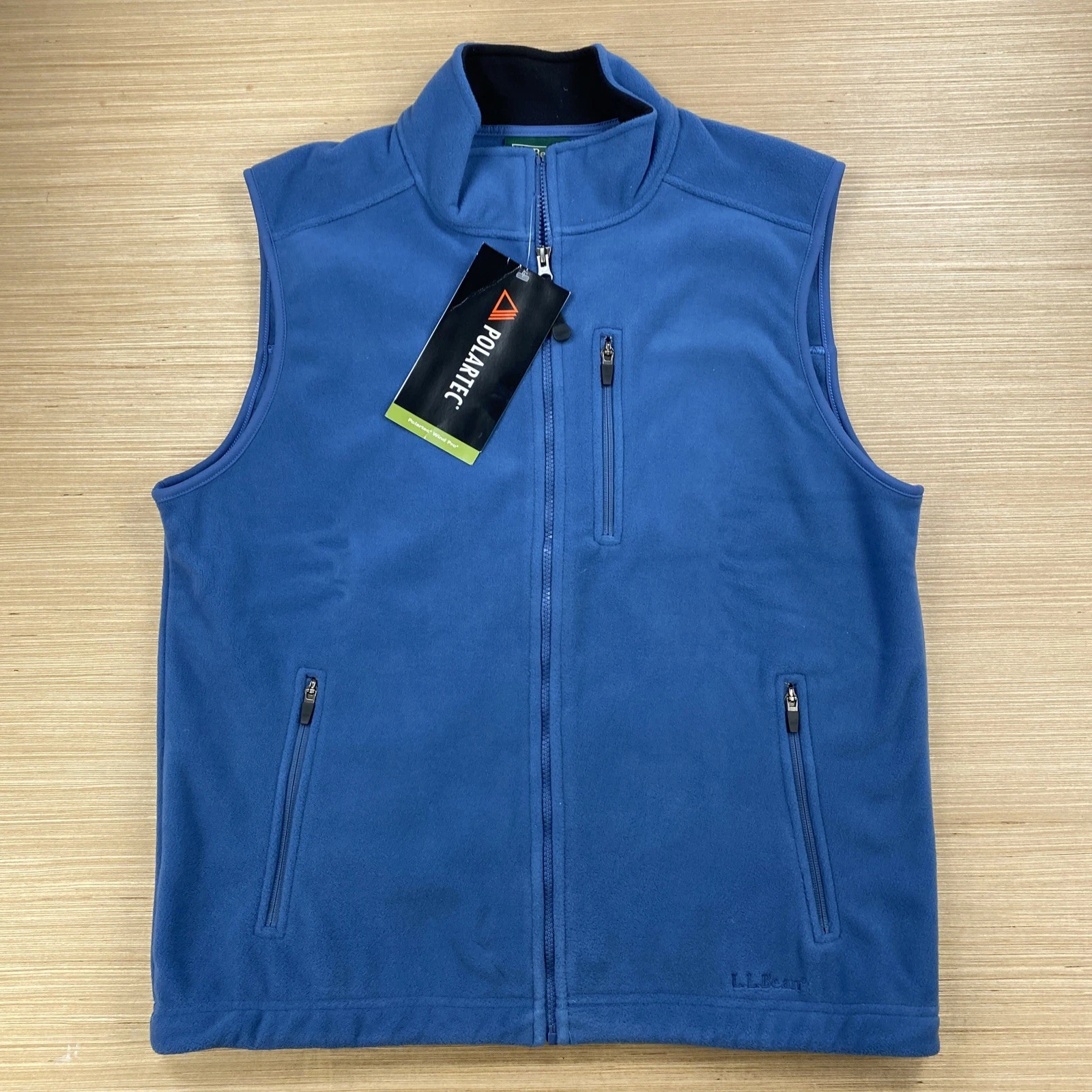 LL Bean Vest Mens Medium Regular Blue Full Zip Polartec Wind Pro Hiking Camping
Opens in a new windo