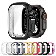 TPU Case For Apple Watch Ultra 4 3 2 1 49mm Screen Protector Cover Shell Bumper