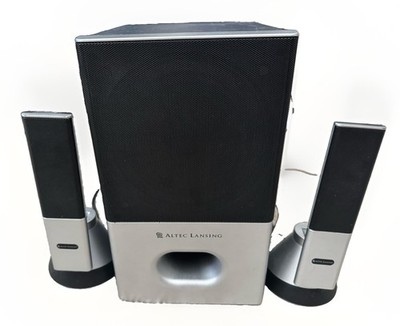 Altec Lansing Powered Audio System PC  Subwoofer Speakers  VS4221 TESTED