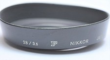 Nikon NIKKOR F Metal Lens Hood for 28mm f 3.5 Dented