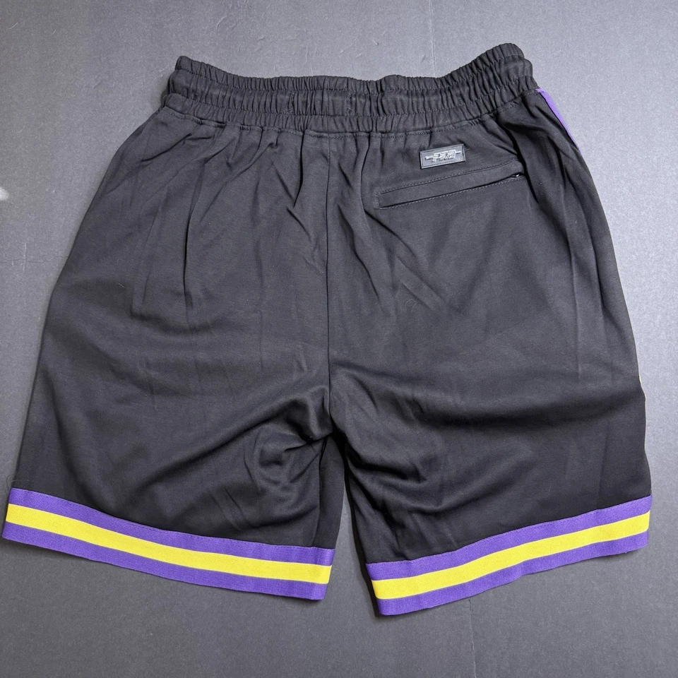 PRO STANDARD NBA LA Lakers Black Shorts 17x World Champions Patches Men Size 2xl - Image 3 of 4