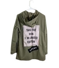 Zara Coole Jacke Parka Khaki GR 164 Mädchen Top