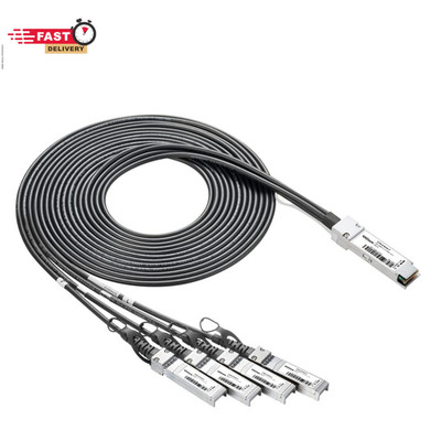 10Gtek 40G QSFP+ to 4Xsfp+ Breakout DAC for Cisco QSFP-4SFP10G-CU1M - 40GBASE-CR