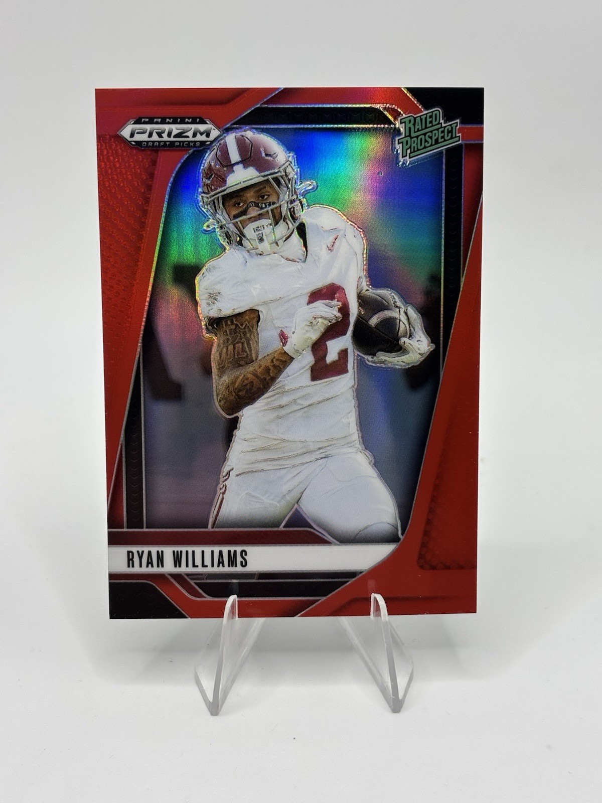 2025 Panini Prizm Draft Picks - Ryan Williams Rated Prospect Alabama Red /399