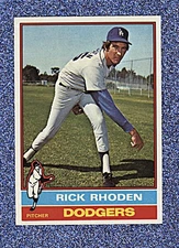 1976 Topps Baseball Set Break # 439 Rick Rhoden - Dodgers - Free Shipping