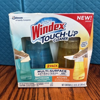 NOS Windex Touch Up Antibacterial Cleaner Bath & Kitchen Multi Surface Citrus