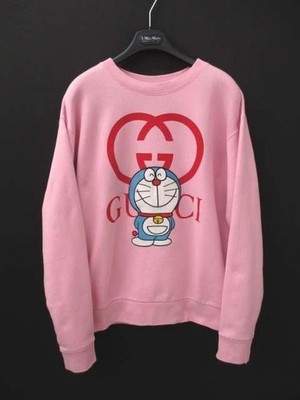 Gucci x Doraemon 21SS Crewneck Sweatshirt Size XS Rare Luxury Collab 9612MT