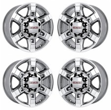 18 Gmc Sierra 2500 Pvd Bright Chrome Wheels-c Rims Factory Oem 5188 Exchange...