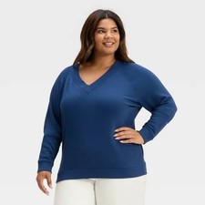 Universal Thread Women's Leisure Studio French Terry Pullover Sweatshirt, Size L