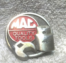 Mac Quality Tools Number 14 Series Small Round Red Silver Buckle Great