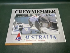 America's Cup AUSTRALIA 1983 Koala Poster ~ Photographed by Barry Stevens 27x19