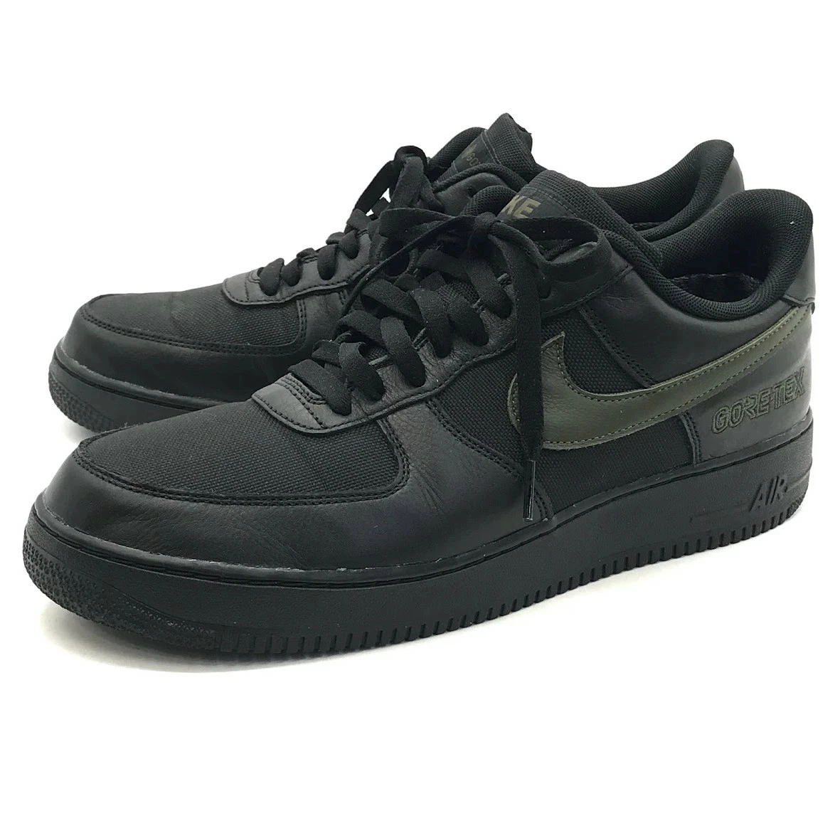 Nike Air Force 1 GORE-TEX Low Black Cargo Khaki | eBay