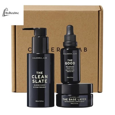 Caldera + Lab Men s Skincare Set   The Regimen Rich Cleanser, Moisturizer & N...