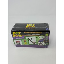 Educational Insights Hot Dots Reading Readiness Phonics Flash Cards EI-2780 New