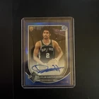 New ListingDylan Harper -25-26 Bowman Chrome True Blue On Card Auto RC Spurs /150