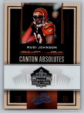 2007 Playoff Absolute #CA-23 Rudi Johnson Canton Absolutes Spectrum #/25