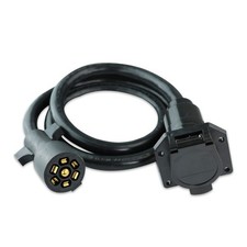 Leisure Cords 7-Way Trailer Extension Cord Wire 4 Ft - 7 Pin Connector